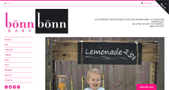 Desktop Screenshot of bonnbonnbaby.com