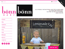 Tablet Screenshot of bonnbonnbaby.com